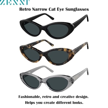 Stylish ZENNI Cat-Eye UV Protection Sunglasses for Women