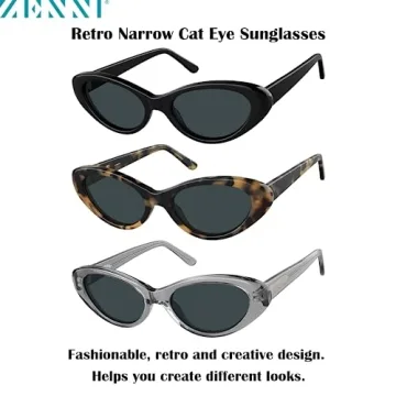 Stylish ZENNI Cat-Eye UV Protection Sunglasses for Women