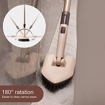 Eyliden Tub and Tile Scrubber Brush for Effortless Cleaning