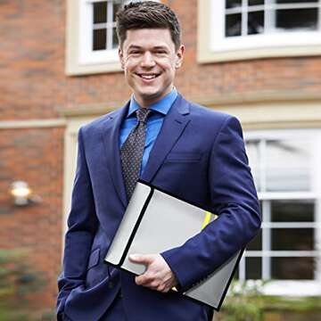 Fireproof Waterproof Document Bag - Secure & Durable Storage