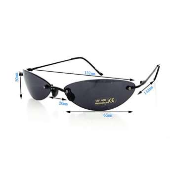 Matrix Morpheus Sunglasses men 13.9 g Ultralight, Black, Size Normal Size