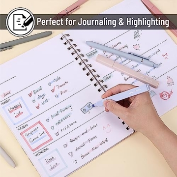 Mr. Pen Highlighters and Gel Pens - No Bleed, 10 Pack