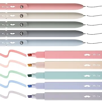 Mr. Pen Highlighters and Gel Pens - No Bleed, 10 Pack