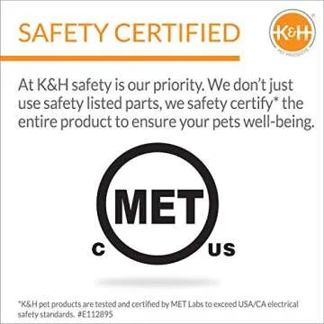 K&H Pet Products Outdoor Small Animal Heated Pad for Rabbits and Small Animals Tan 9 X 12 Inches