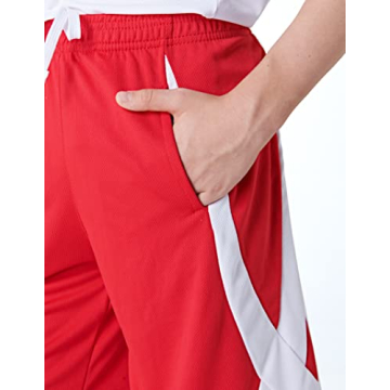 Youth Athletic Mesh Basketball Shorts - Quick Dry Activewear