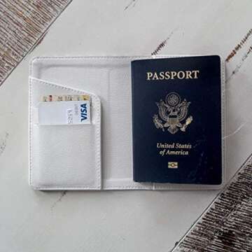 Bon Voyage - Wanderlust Collection - Leather Vintage Map - Passport Holder - Travel Accessories