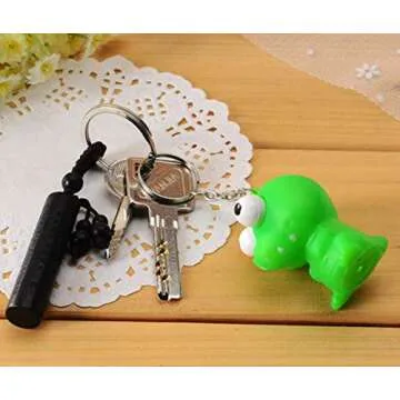 Cute Animal Squeeze Keychains for Stress Relief - 10 Pack