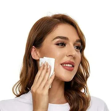 Gentowel Dry Cotton Soft Facial Tissues(2 Pack),Disposable Makup Removing Facial Towels, Ultra Soft Dry and Wet Use Wipes for Sensitive Skin