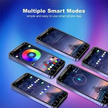 Zyzykeji 32.8ft LED Strip Lights with Music Sync