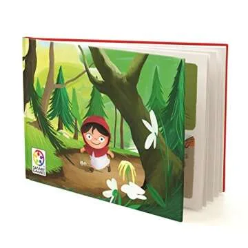 SmartGames Little Red Riding Hood Deluxe Skill-Building Board Game with Picture Book for Ages 4+