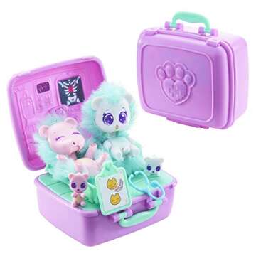 Little Live Pets Scruff Surprise Vet Rescue - Vet Set with Polar Bear Family - Mini Collectable Scruff-a-Luvs