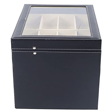 Eapmic Stylish Eyeglass Organizer Case with 24 Slots