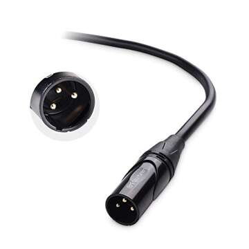 Cable Matters 3.5mm to XLR Cable 6 ft, Male to Male XLR to 1/8 Inch Cable, XLR to 3.5mm Cable, Compatible with iPod, MP3 Player, Laptop, Voice Recorder and More - 6 Feet