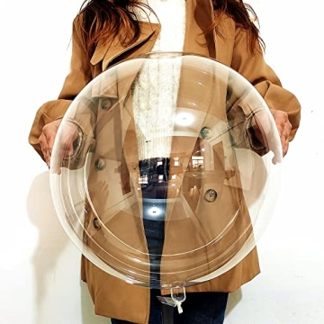 Bobo Balloons 50 Packs, 20 Inch Helium Style Transparent Bubble Clear Balloons for LED Light Up Ball...