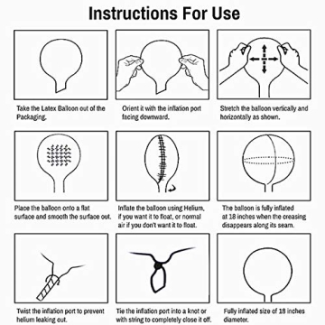 Bobo Balloons 50 Pack Transparent 20 Inch Clear Balloons