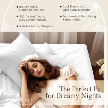 Luxury Organic Cotton Queen Bed Sheets for Comfort