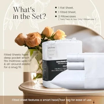 Luxury Organic Cotton Queen Bed Sheets for Comfort