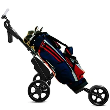 JANUS Golf Cart - Lightweight Foldable Golf Push Cart