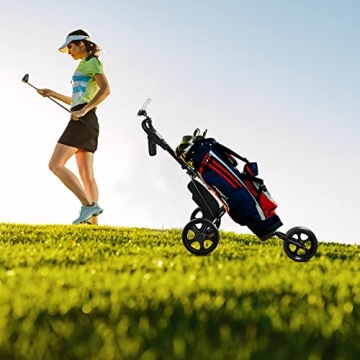 JANUS Golf Cart - Lightweight Foldable Golf Push Cart