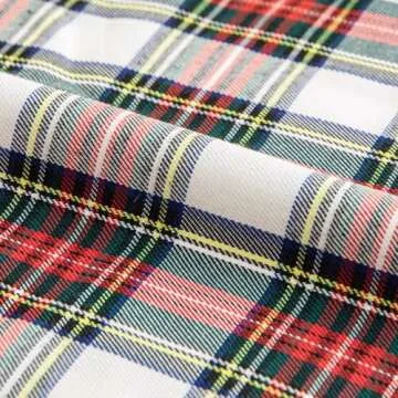 AQOTHES Christmas Plaid Pillow Covers for Festive Decor