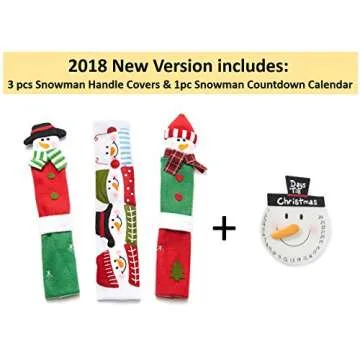 ienjoyware Snowman Kitchen Appliance Decoration Set