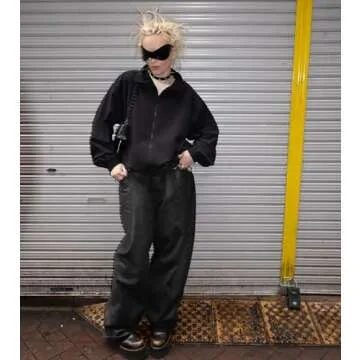 GUVIVI Futuristic Sunglasses for Men Women Oversized Wrap Around Shield Fashion Superhero Chic Mask Sun Glasses Shades