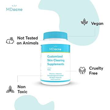 MDacne Skin Clearing Vitamins for Healthy, Clear Skin