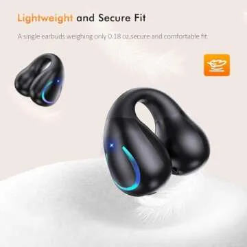 Open Ear Clip Wireless Earbuds for Active Lifestyle