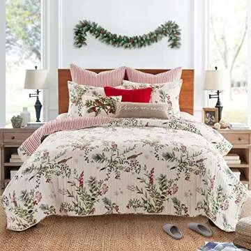 Winterberry Forest Christmas Pillow - Levtex Home 12x24