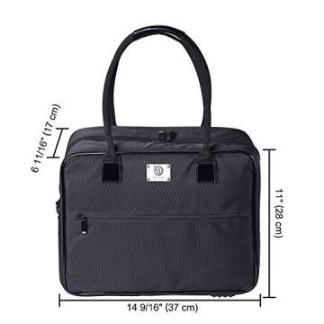 BYOOTIQUE Makeup Train Case for Travel Artists and Organizers