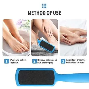 Fu Store Pedicure Foot Files Callus Remover Set for Smooth Feet