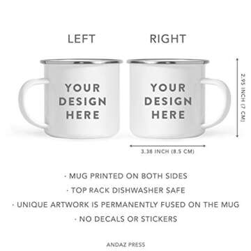 Andaz Press 11oz Stainless Steel Campfire Mug Gag Gift