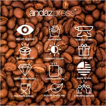 Andaz Press 11oz Stainless Steel Campfire Mug Gag Gift