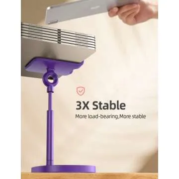 LISEN Adjustable Phone Stand for All Mobile Devices