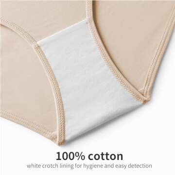 Angelhood Maternity Underwear 6 Pack for Comfort