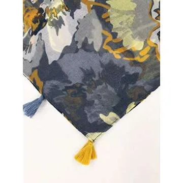 Moss Rose Women's Beach Cover up Swimsuit Kimono with Bohemian Floral Print, Loose Casual Resort Wear