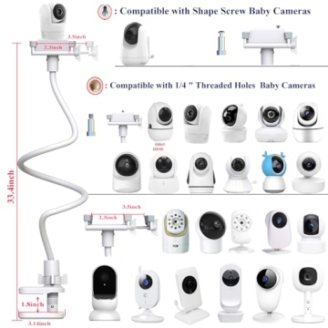 Durable EYSAFT Baby Monitor Holder for Safe Baby Monitoring