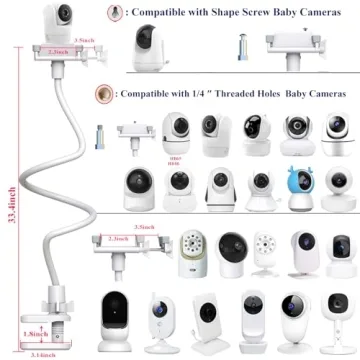 Durable EYSAFT Baby Monitor Holder for Safe Baby Monitoring