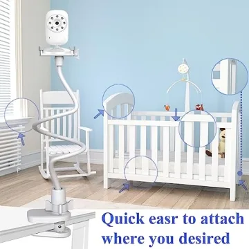 Durable EYSAFT Baby Monitor Holder for Safe Baby Monitoring