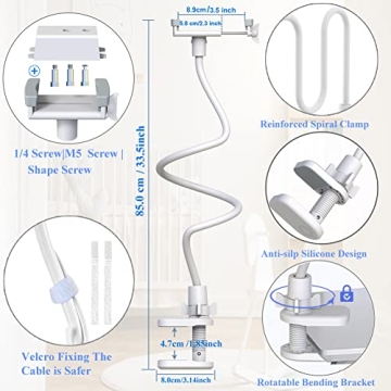 Durable EYSAFT Baby Monitor Holder for Safe Baby Monitoring