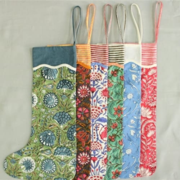 Vibrant Handmade Multicolor Christmas Stockings for Kids