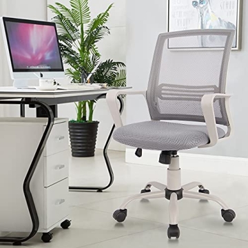 Ergonomic Office Chair with Lumbar Support and Wheels