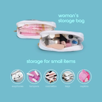 Primo Lines Shark Week Period Bag for Teens and Women