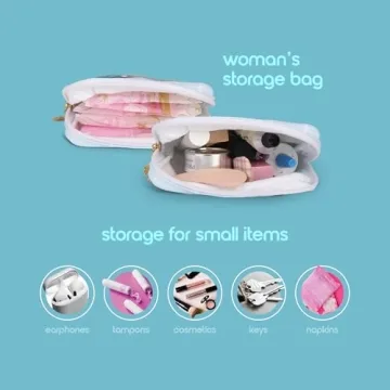 Primo Lines Shark Week Period Bag for Teens and Women