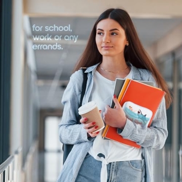 Primo Lines Shark Week Period Bag for Teens and Women