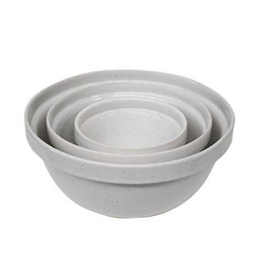 Casafina Fattoria Stoneware Mixing Bowls Set, White