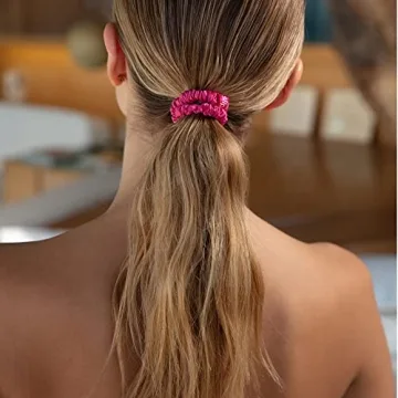 Sweet Pea Slip Silk Scrunchies 6-Pack Hair-Friendly Luxury