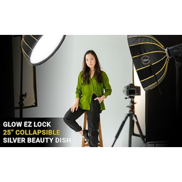Glow 25" Collapsible Silver Beauty Dish Softbox