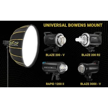Glow 25" Collapsible Silver Beauty Dish Softbox
