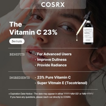 COSRX Pure Vitamin C Serum for Brightening & Hydration